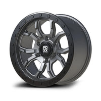 PDXX OFFROAD l FURY SATIN GUNMETAL W/BLACK RING