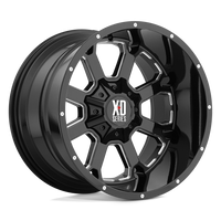 XD WHEELS l BUCK 25 GLOSS BLACK MILLED