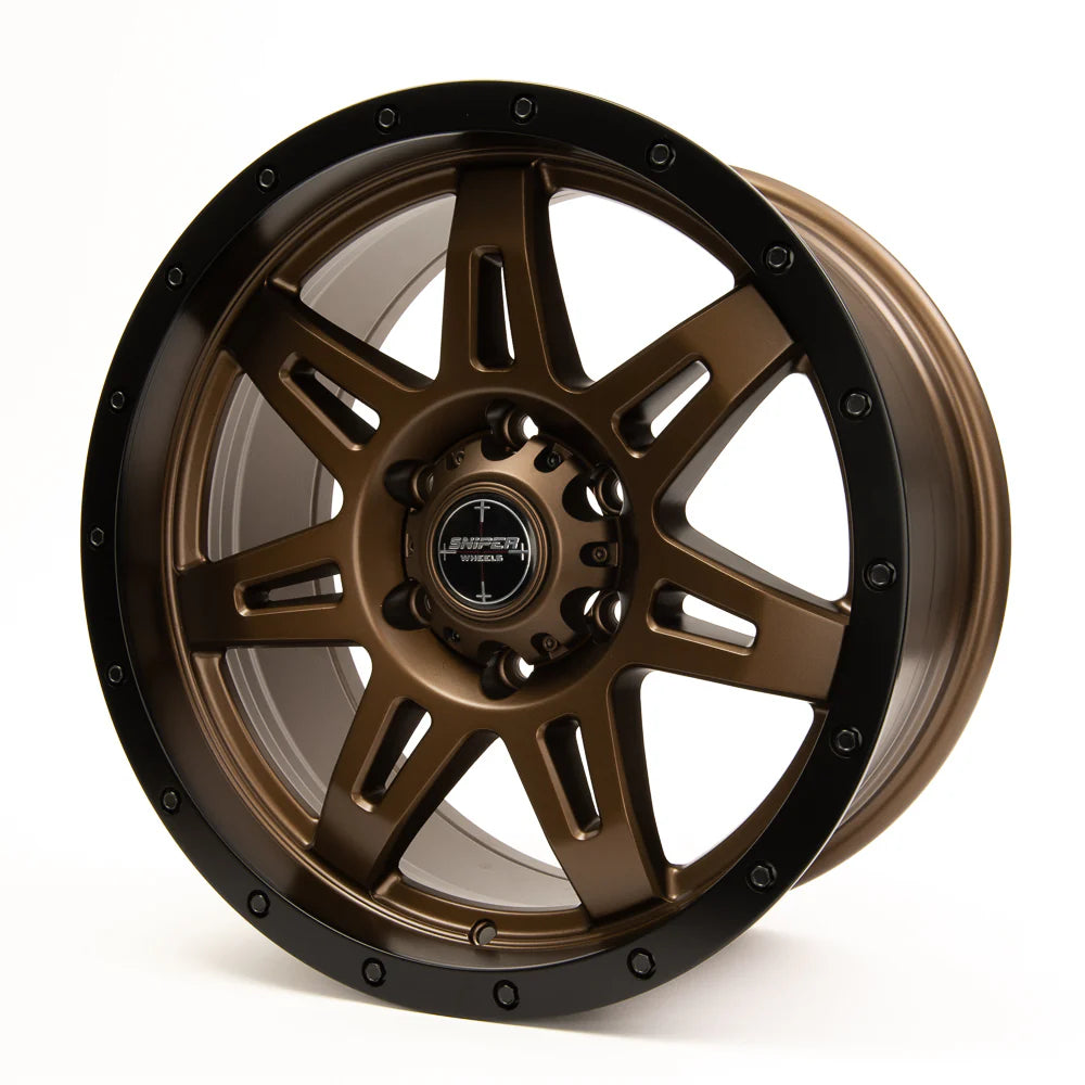 Sniper Wheels l  RECOIL Matt Bronze / Black Lip