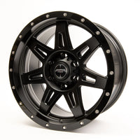 Sniper Wheels l  RECOIL Matt Black / Gloss Black Lip