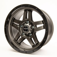 Sniper Wheels l  BARACADE Matt Gun Metallic / Black Lip