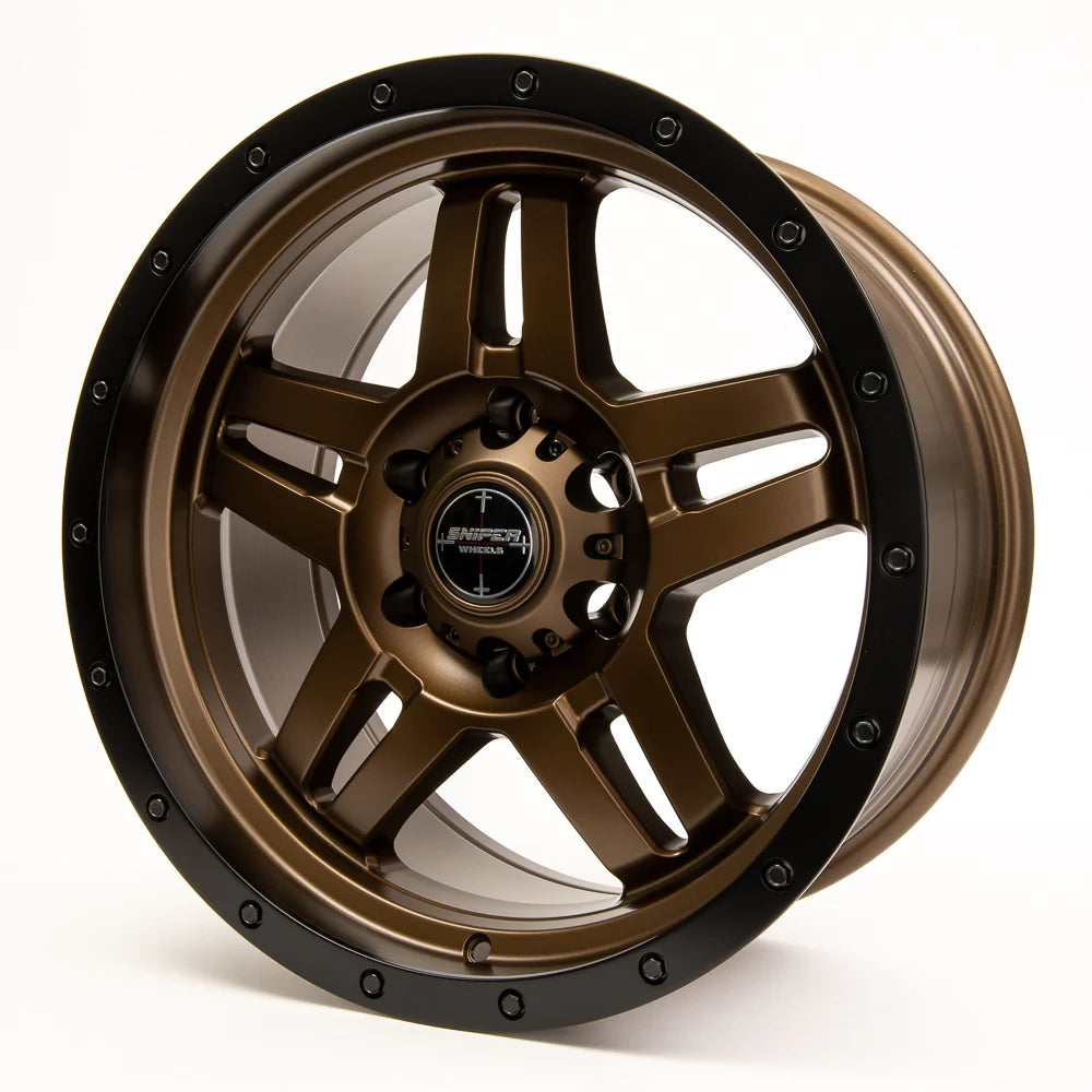 Sniper Wheels l BARACADE Matt Bronze / Black Lip