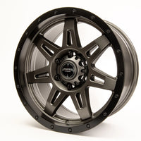 Sniper Wheels l  RECOIL Matt Gun Metallic / Black Lip