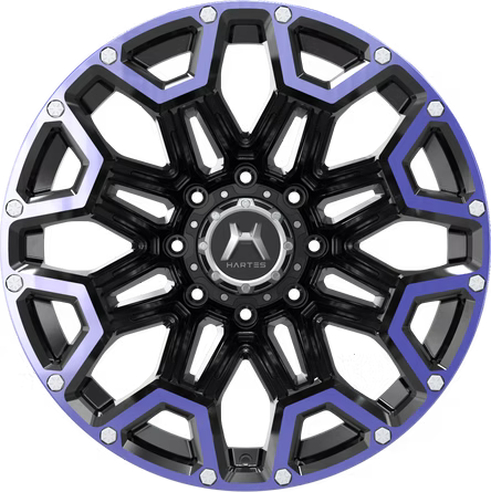 Hartes Metal | Blaze Gloss Black Blue Tint