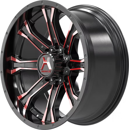 Hartes Metal | Strike Satin Black Red Tint