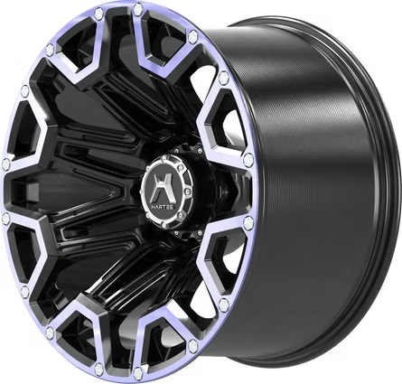 Hartes Metal | Blaze Gloss Black Blue Tint