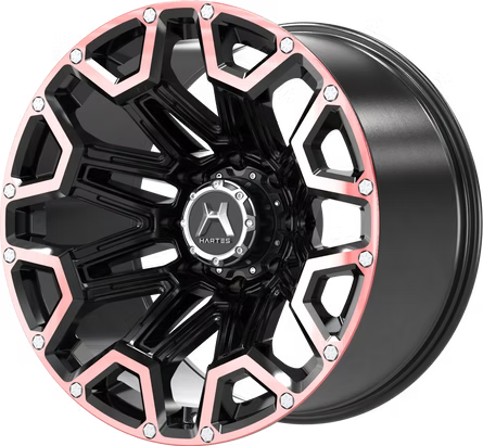 Hartes Metal | Blaze Gloss Black Red Tint