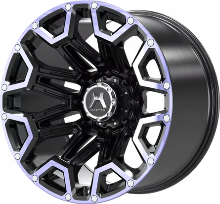 Hartes Metal | Blaze Gloss Black Blue Tint