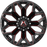 Hartes Metal | Hawkish Satin Black Red Tint