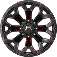 Hartes Metal | Hawkish Satin Black Red Tint