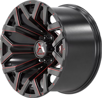 Hartes Metal | Hawkish Satin Black Red Tint