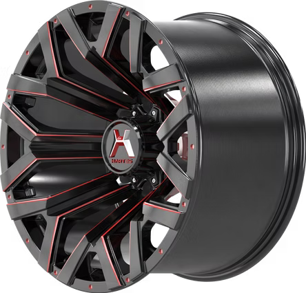Hartes Metal | Hawkish Satin Black Red Tint