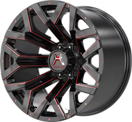 Hartes Metal | Hawkish Satin Black Red Tint