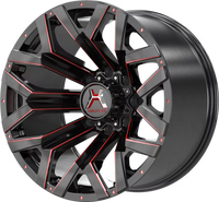 Hartes Metal | Hawkish Satin Black Red Tint
