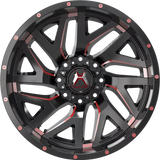 Hartes Metal | Stealth Satin Black Red Tint