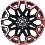 Hartes Metal | Blaze Gloss Black Red Tint