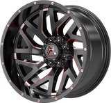 Hartes Metal | Stealth Satin Black Red Tint