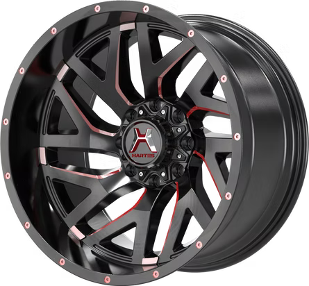 Hartes Metal | Stealth Satin Black Red Tint