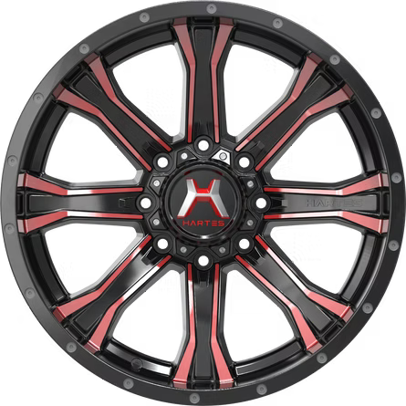 Hartes Metal | Strike Satin Black Red Tint