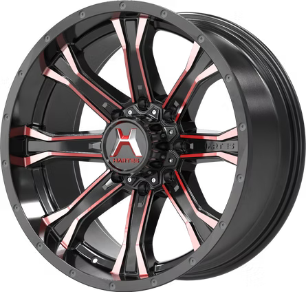Hartes Metal | Strike Satin Black Red Tint