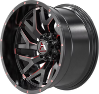 Hartes Metal | Stealth Satin Black Red Tint