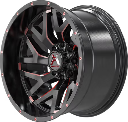 Hartes Metal | Stealth Satin Black Red Tint
