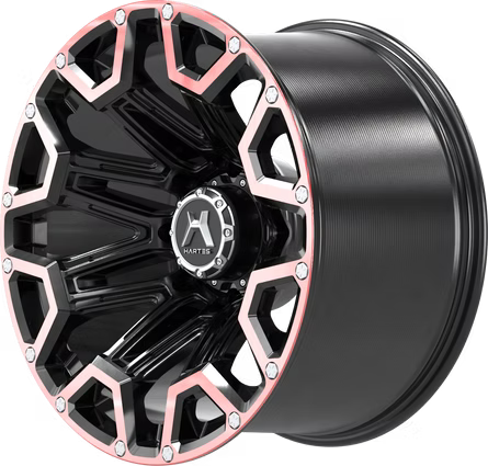 Hartes Metal | Blaze Gloss Black Red Tint