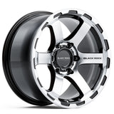 BLACK ROCK l GRIP GLOSS BLACK MACHINED FACE