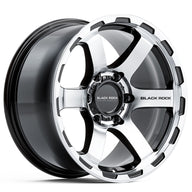 BLACK ROCK l GRIP GLOSS BLACK MACHINED FACE