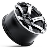 BLACK ROCK l GRIP GLOSS BLACK MACHINED FACE