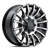 BLACK ROCK l MAYHEM GLOSS BLACK MACHINED FACE
