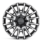 BLACK ROCK l MAYHEM GLOSS BLACK MACHINED FACE
