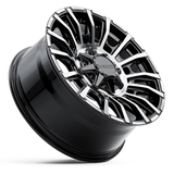BLACK ROCK l MAYHEM GLOSS BLACK MACHINED FACE