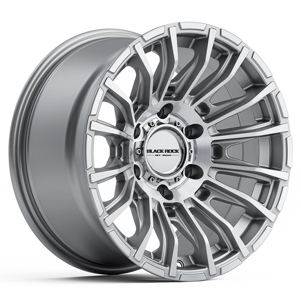 BLACK ROCK l MAYHEM BRUSHED SILVER