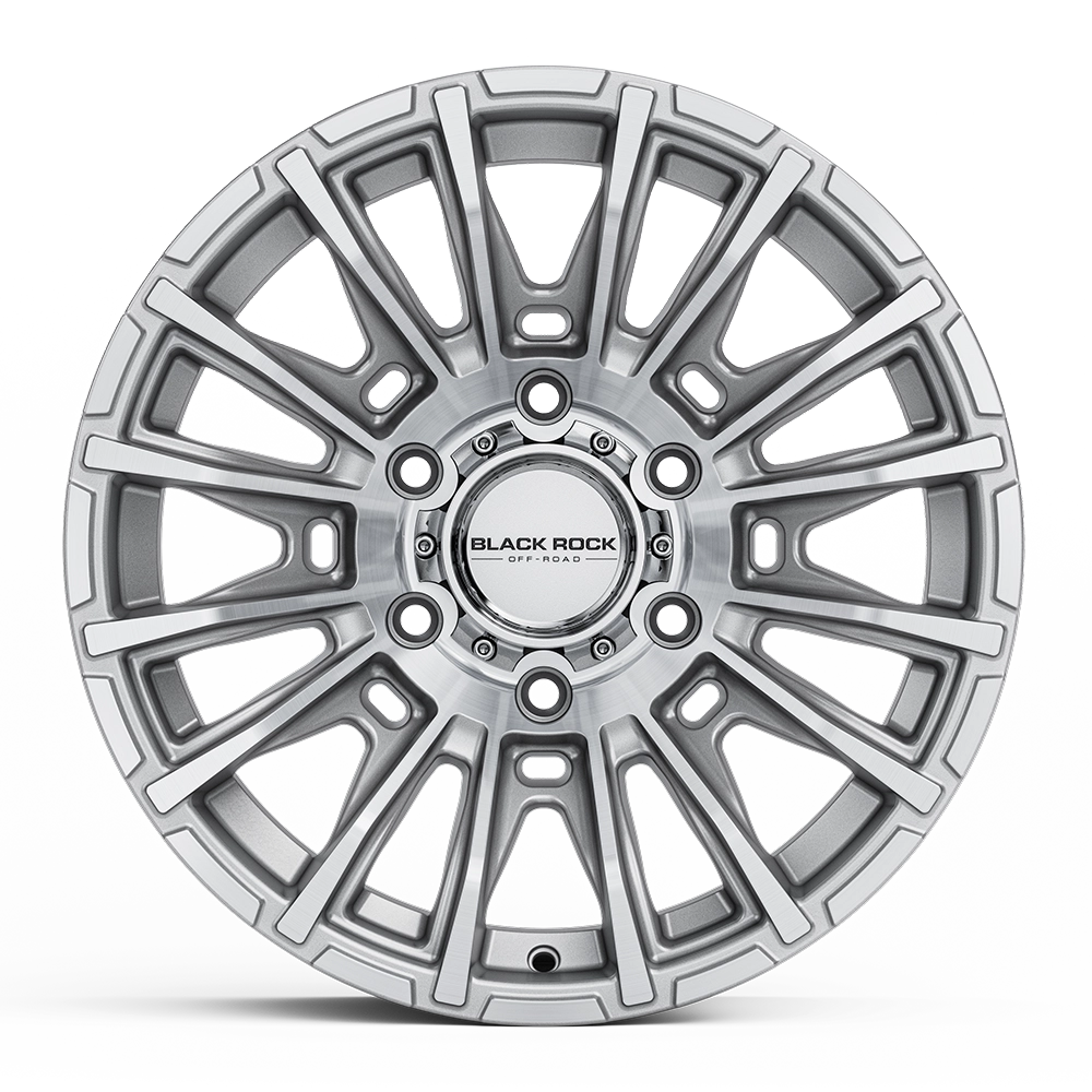 BLACK ROCK l MAYHEM BRUSHED SILVER