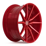 INOVIT | FRIXION5 Candy Red Machined Face Ball Cut Milled Gloss Candy Red Tint