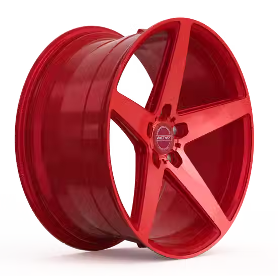 INOVIT | ROTOR Candy Red Machined Face Ball Cut Milled Gloss Candy Red Tint