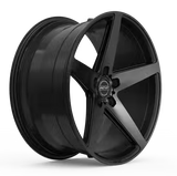 INOVIT | ROTOR Black Machined Face Ball Cut Milled Satin Dark Tint
