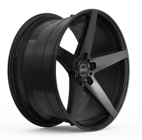 INOVIT | ROTOR Black Machined Face Ball Cut Milled Satin Dark Tint
