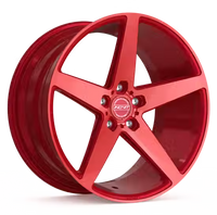 INOVIT | ROTOR Candy Red Machined Face Ball Cut Milled Gloss Candy Red Tint