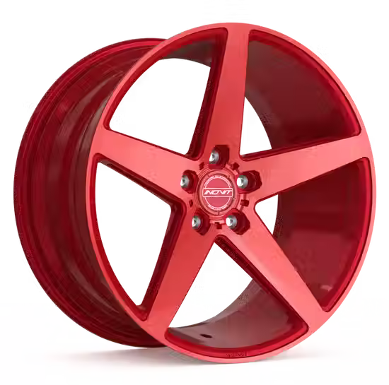 INOVIT | ROTOR Candy Red Machined Face Ball Cut Milled Gloss Candy Red Tint