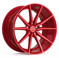 INOVIT | FRIXION5 Candy Red Machined Face Ball Cut Milled Gloss Candy Red Tint