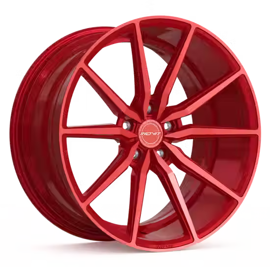 INOVIT | FRIXION5 Candy Red Machined Face Ball Cut Milled Gloss Candy Red Tint