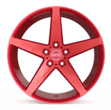 INOVIT | ROTOR Candy Red Machined Face Ball Cut Milled Gloss Candy Red Tint