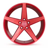 INOVIT | ROTOR Candy Red Machined Face Ball Cut Milled Gloss Candy Red Tint