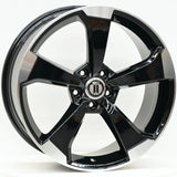 AG l RS3 BLACK MACHINED