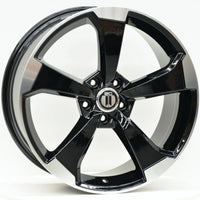 AG l RS3 BLACK MACHINED