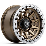 BLACK ROCK l CAGE DARK BRONZE BEAD LOCK
