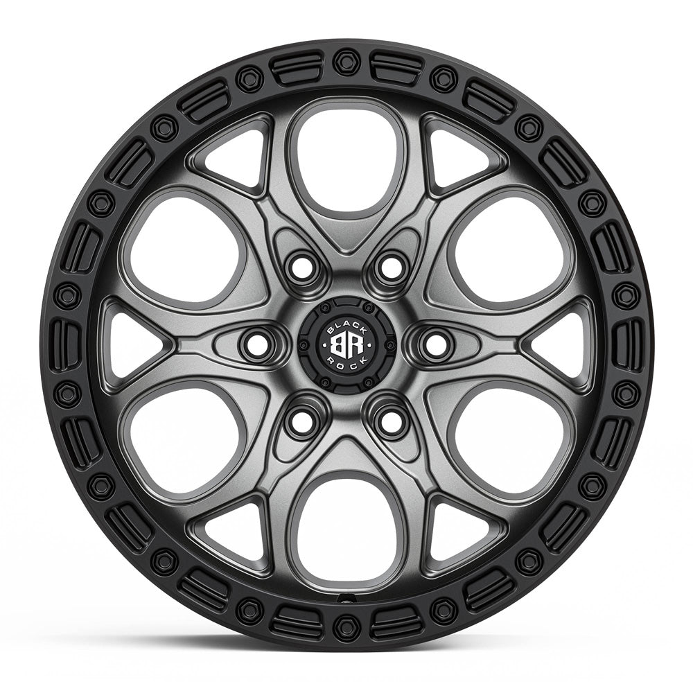 BLACK ROCK l BOLT GUNMETAL GREY W/BLACK RING