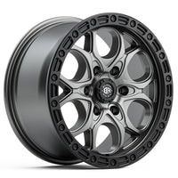 BLACK ROCK l BOLT GUNMETAL GREY W/BLACK RING